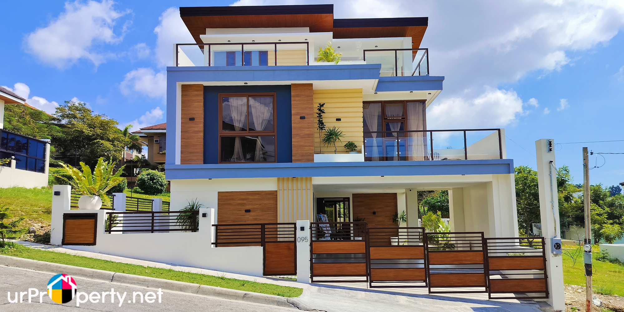 FOR SALE MODERN HOUSE WITH POOL PLUS OVERLOOKING VIEW IN KISHANTA TALISAY CEBU